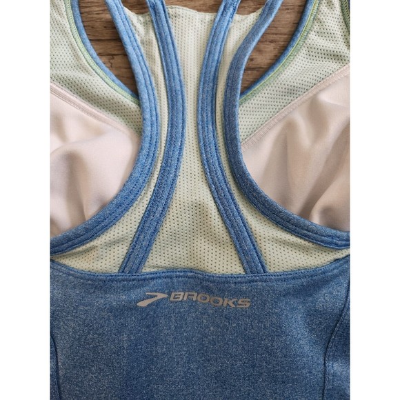 BROOKS Womens Running Racerback Tank Top Shirt Size Medium - Picture 3 of 4